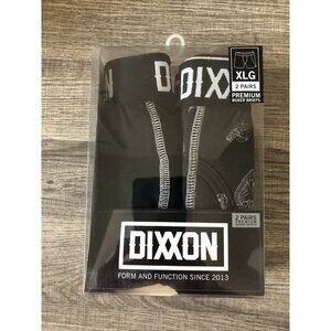 Dixxon Premium Boxer Briefs  Two Pair  One Black, One Black/White Print Size XLG